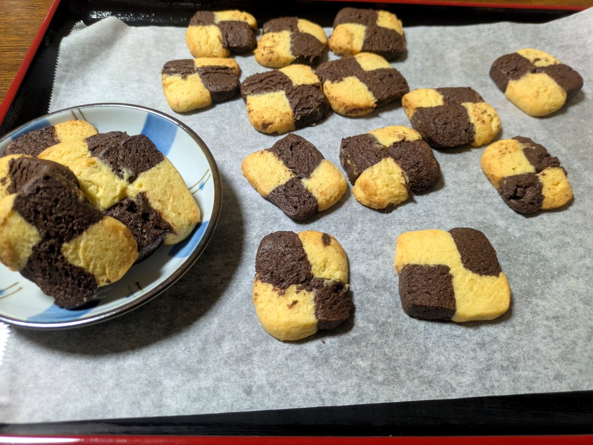 qqq_ron's tweet photo. クッキー久しぶりに焼いた‼️‼️‼️
結局今日のうちに作っちゃった🫢 https://t.co/k8wBKkhRts