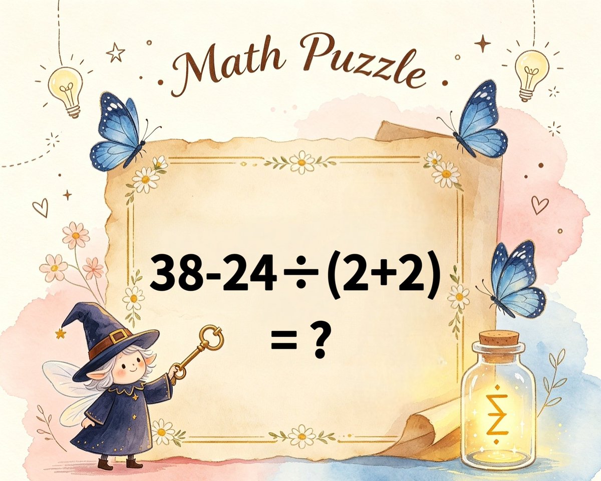luckzhang28's tweet photo. Quiz Time! 🧠 Can you solve this? 🤔

#MathQuiz #PEMDAS https://t.co/tLmW6CYNjJ