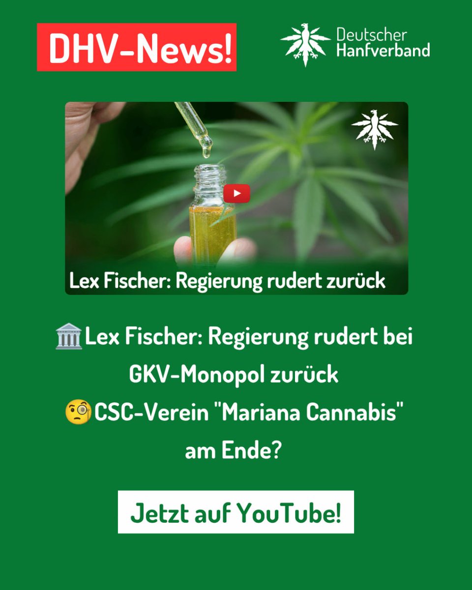 hanfverband's tweet photo. Da Youtube die aktuellen DHV-News gelöscht hat, stellen wir das Video ausnahmsweise selbst online:
https://t.co/eowsn4LNaZ
Warum wohl ausgerechnet dieses Video gelöscht wurde?
Was meint ihr? https://t.co/CHeHJSd1ZR
