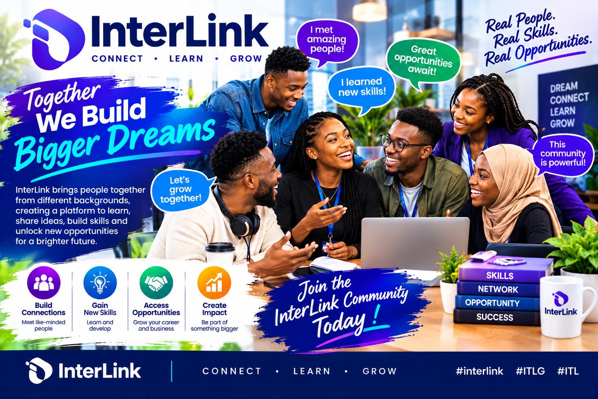 kingadesuccess's tweet photo. Stay consistent, stay connected, and keep believing in the power of innovation. InterLink! 💪🌐
#interlink #ITLG #ITL https://t.co/Zpb3QBbLkn