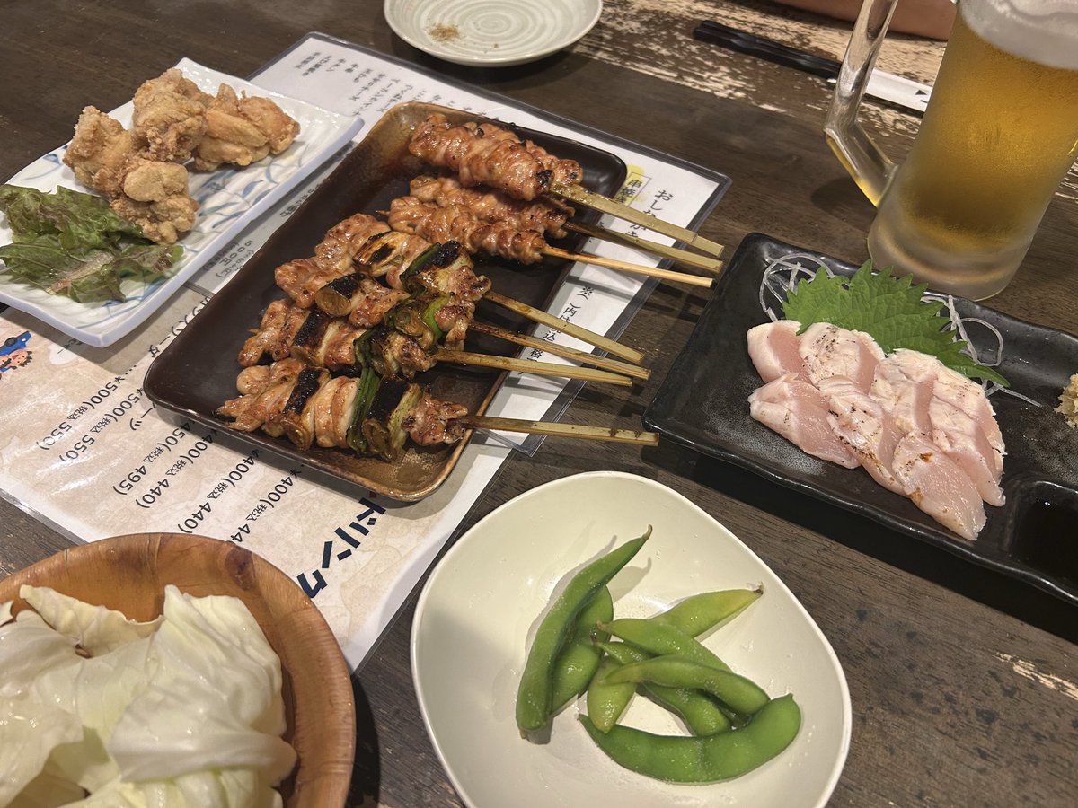 miimiinosora's tweet photo. 久しぶりの焼き鳥屋
食べ過ぎで、すでに眠気が…

#焼き鳥 https://t.co/bMwpRS59FH