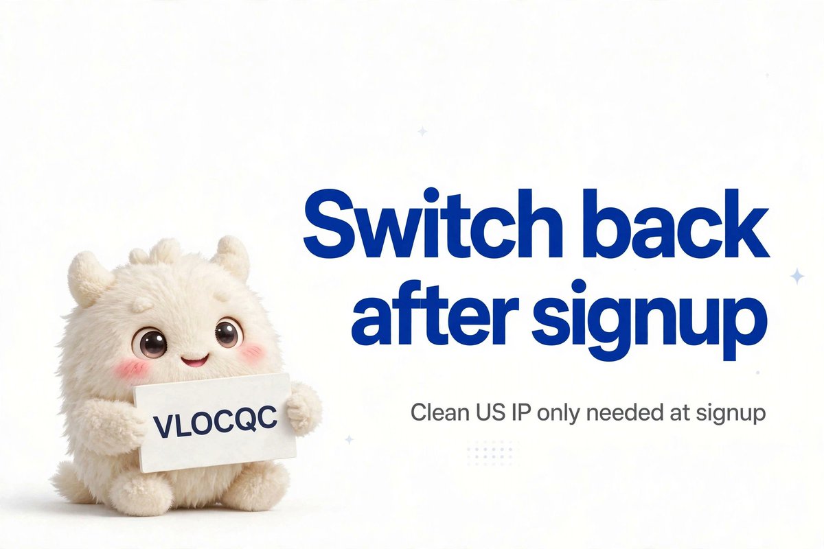 Time_Spring_Hoo's tweet photo. Only a clean US IP at signup: I switched back to my local network right after registering and everything works fine. Redeem VLOCQC within 48h: 1B tokens each 👇
https://t.co/73vTjizSx8 https://t.co/IqsZ5fzpav