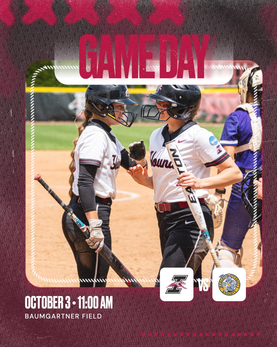 UIndySoftball's tweet photo. Hounds are back in action today at Baumgartner Field at 11 AM vs Marian! 

#ONEHOUND🤘🏼🐾 https://t.co/7bymB33ynV