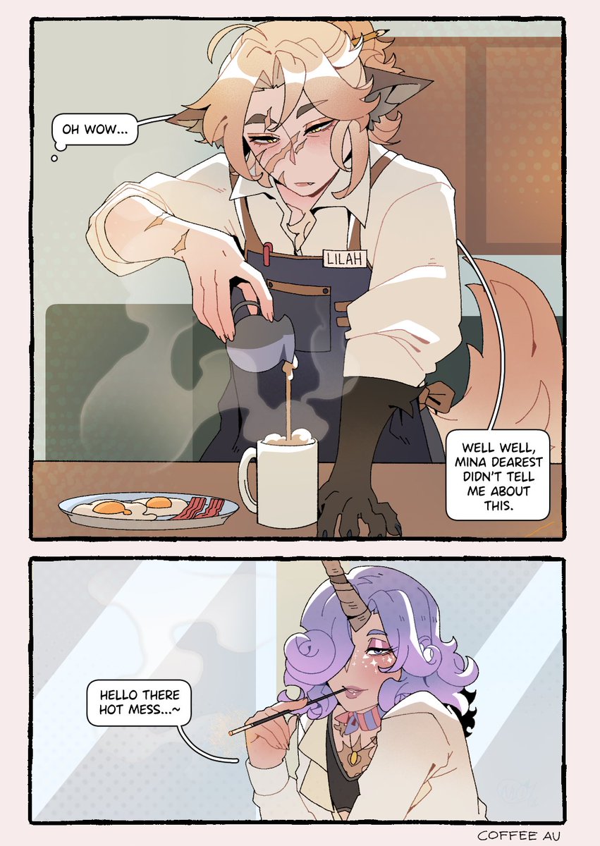 Mixief1's tweet photo. Locktober 3: Coffee AU

#deadlock #deadlocktober https://t.co/OCjHn1WAV8