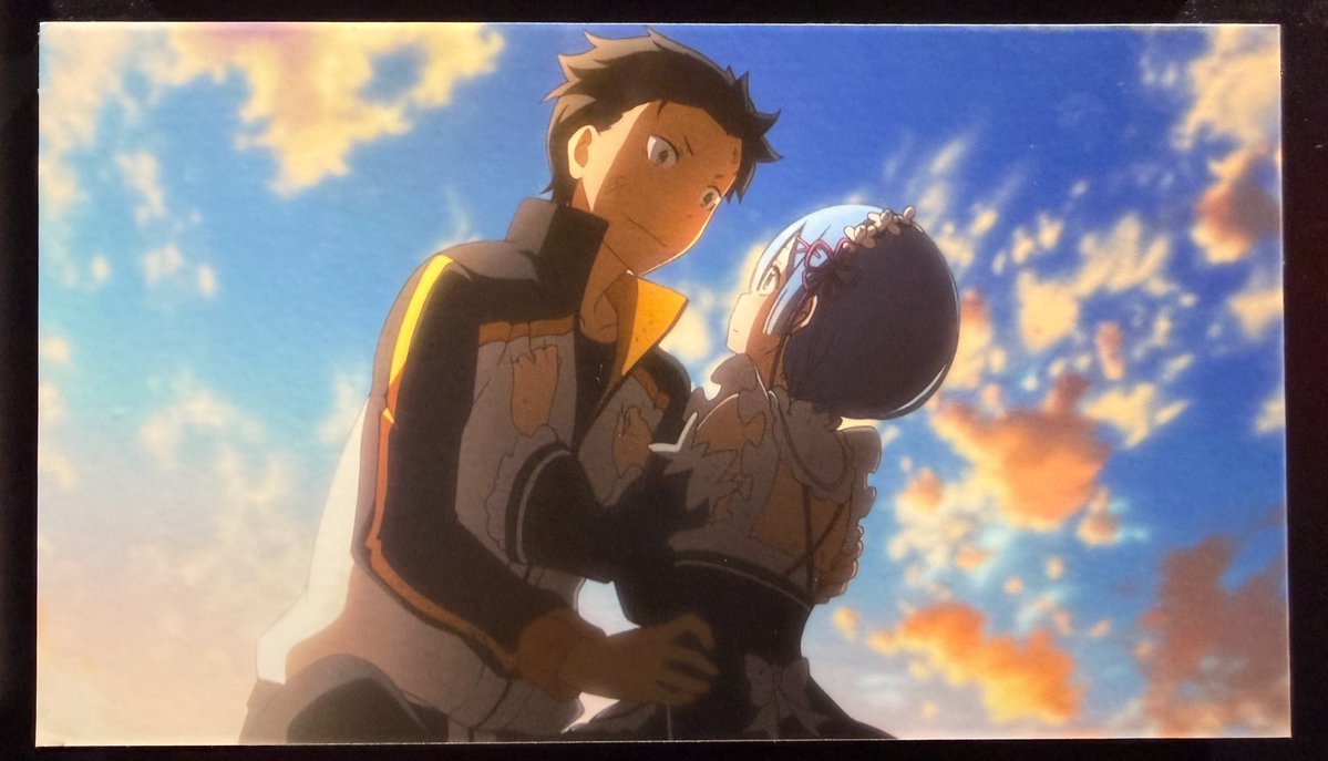 ikuta_rezero's tweet photo. レムとスバルのイチャイチャが好きなパネル紹介✨
頭支えられてるレムの表情可愛すぎんか！
どこを見ても最&amp;高✨
#リゼロ展 https://t.co/a46fLTWOmR