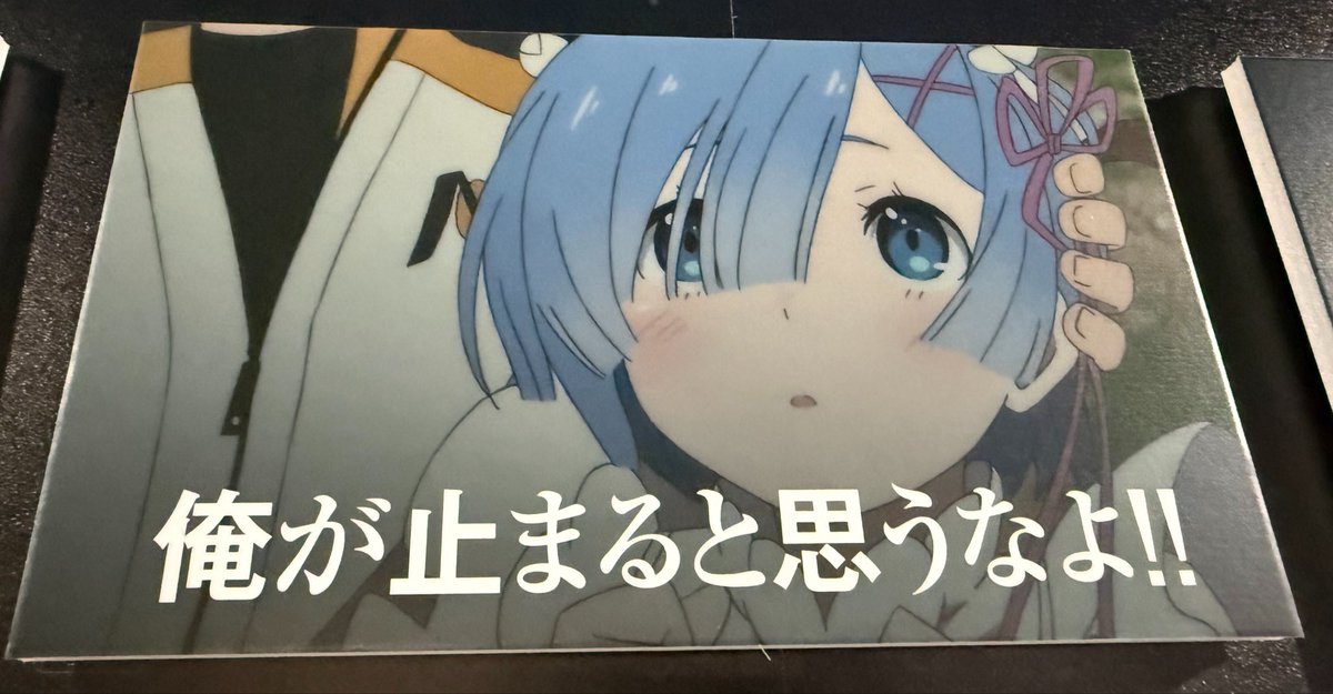 ikuta_rezero's tweet photo. レムとスバルのイチャイチャが好きなパネル紹介✨
頭支えられてるレムの表情可愛すぎんか！
どこを見ても最&amp;高✨
#リゼロ展 https://t.co/a46fLTWOmR