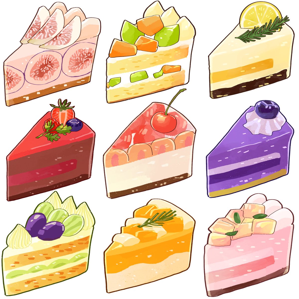 saitou__miri's tweet photo. いろんなケーキ🍰 https://t.co/LY2bzqpb0G