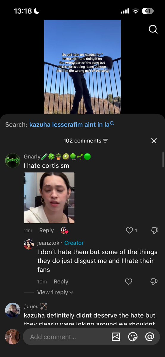 headspikytinist's tweet photo. Something about gg stans alway being so negative about cortis tics me https://t.co/u0FSIA45c2