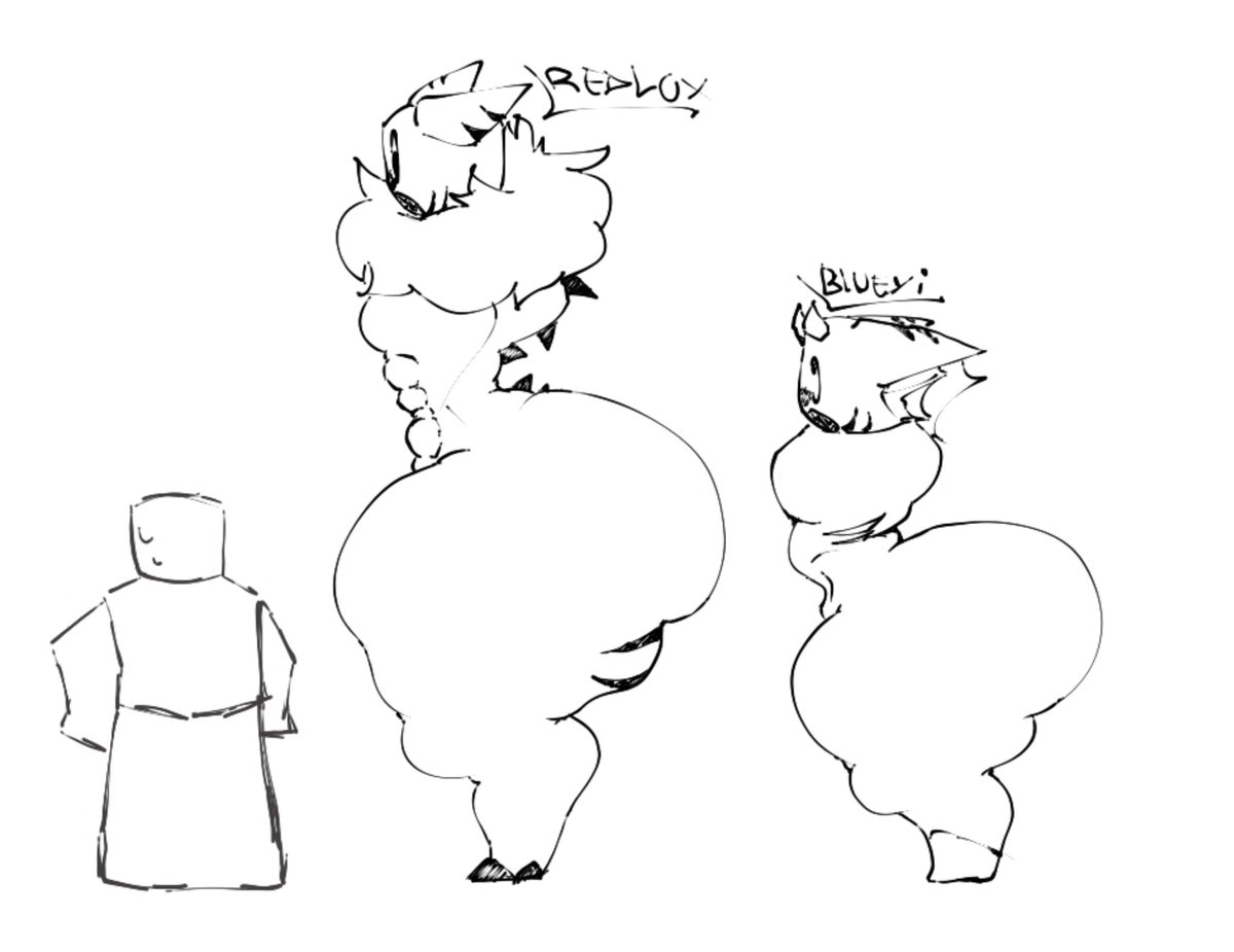 pendora2019's tweet photo. Notable size differences ����

(Hahaha, my legs turned out like this, well, there are their names if you want to know)

Redlox 🍎
Blueyi 💧

Don't let them catch you between them!

Good luck!

#rr34 #robloxporn #nsfw #sfw https://t.co/xgv31Lr3Kx