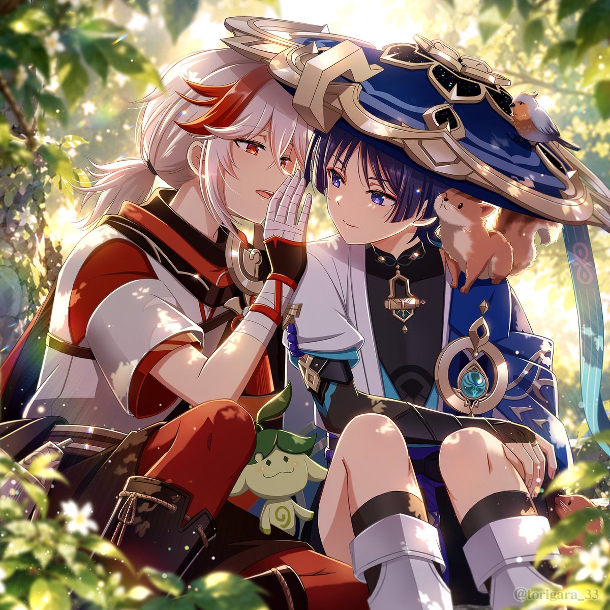 torigara_33's tweet photo. 内緒話をする万放
#kazuscara https://t.co/Q5EMSBLRzt