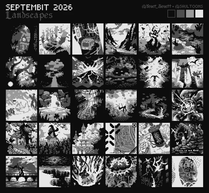 A bunch of incredible mind blowing pixel art. Kinda makes you want to wishlist Soul Story as well.