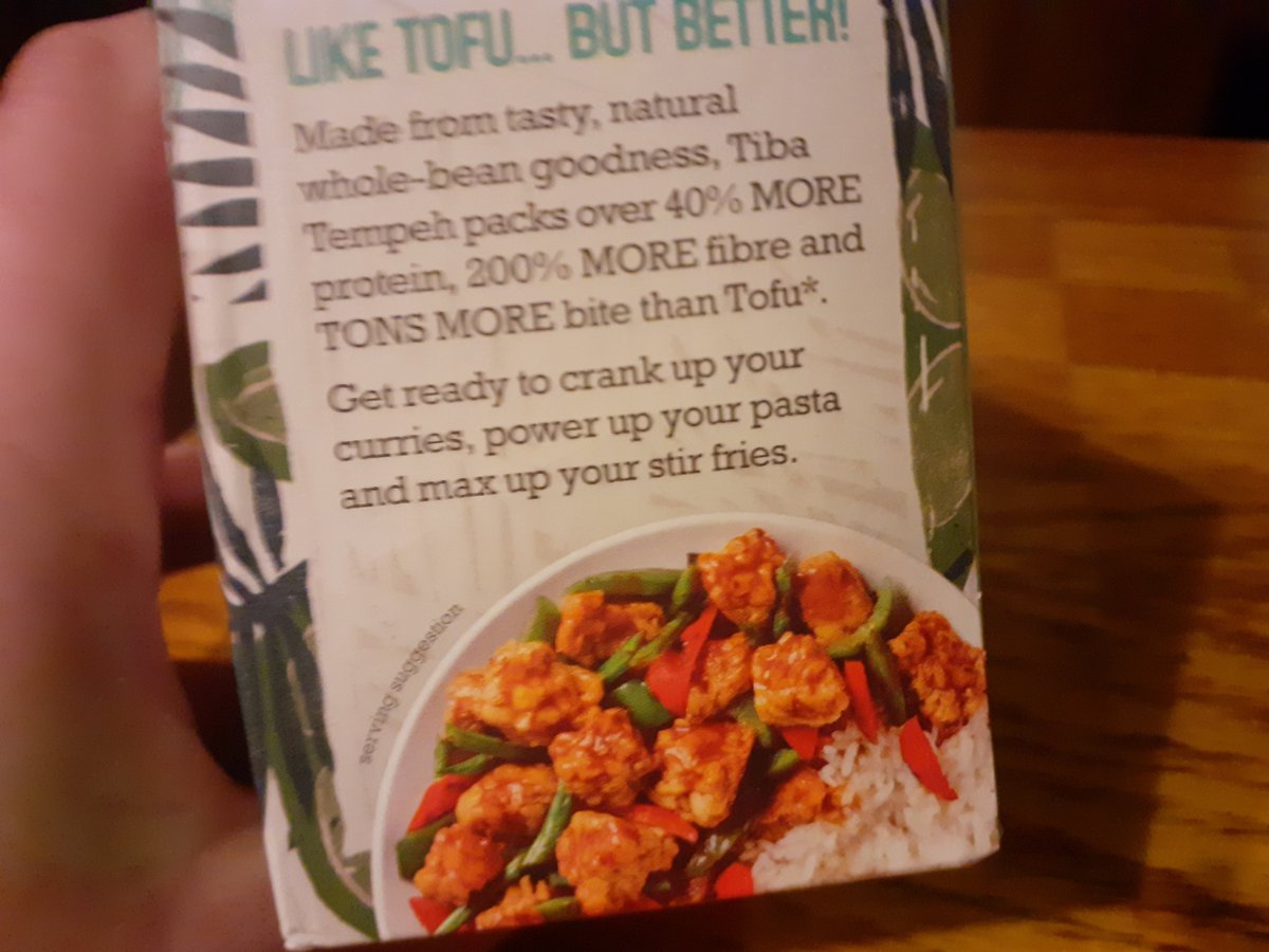 IOweYouNathan's tweet photo. New #tempeh to try. 

#vegan #cooking #plantbased #fta https://t.co/vydXFEIz3R
