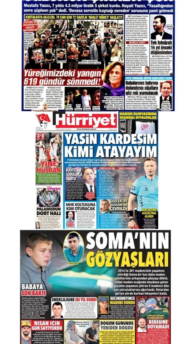 Akburak's tweet photo. Elbette onların da sorunları var. Ancak bir de dönüp bizim gazete manşetlerimize bakın… Gündemimizin ağırlığı, insanı gerçekten yoruyor.

Coğrafya kaderdir. Fakat inanıyorum ki milletimiz için çok daha huzurlu, umut dolu ve güzel günler bizi bekliyor. https://t.co/iGGToIhe7r