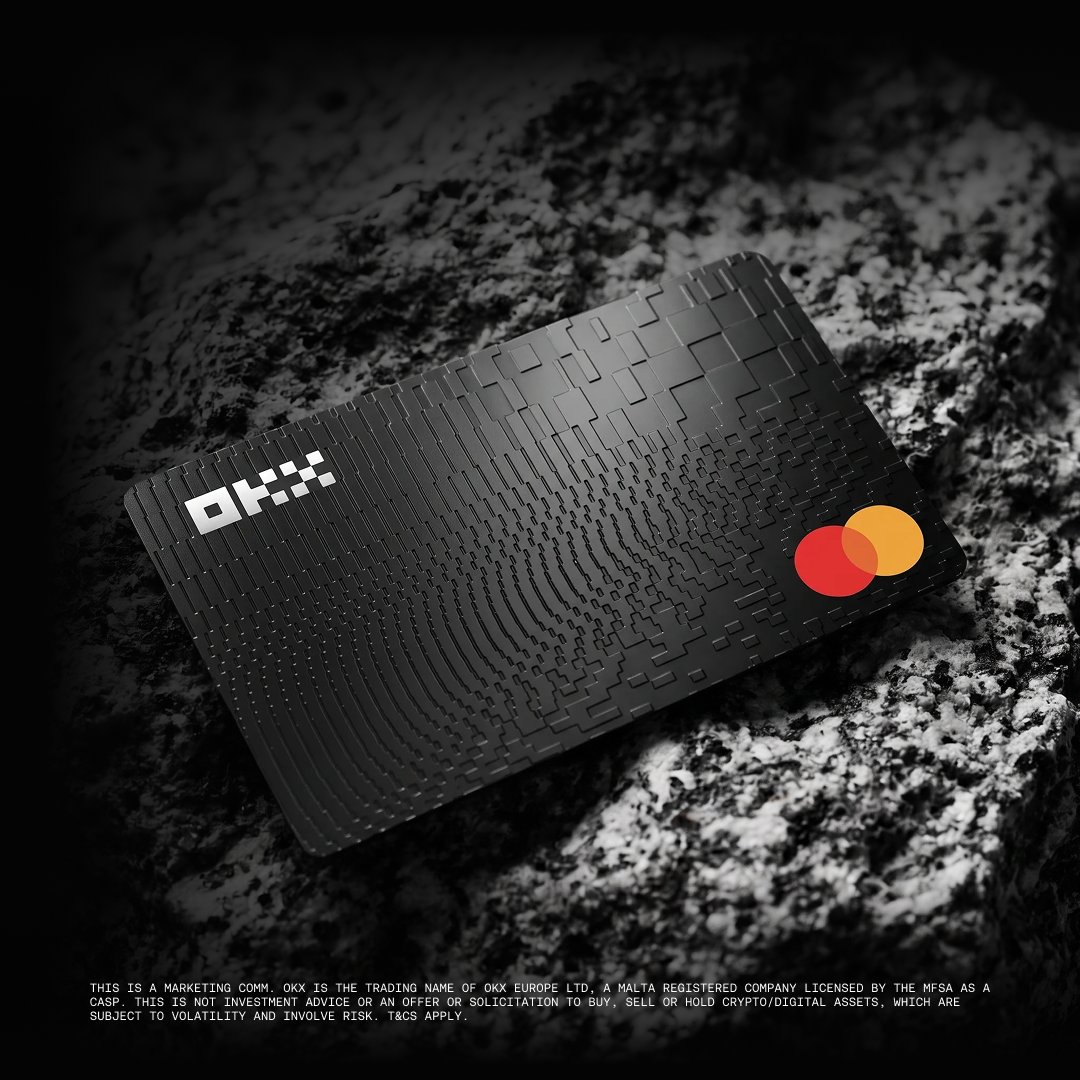okx's tweet photo. Get more from every tap.

Earn 2% cashback with OKX Card, up to €50 a month, and up to 3.5% APY with Pay Boost.

Everyday spending, still doing more with no fees.