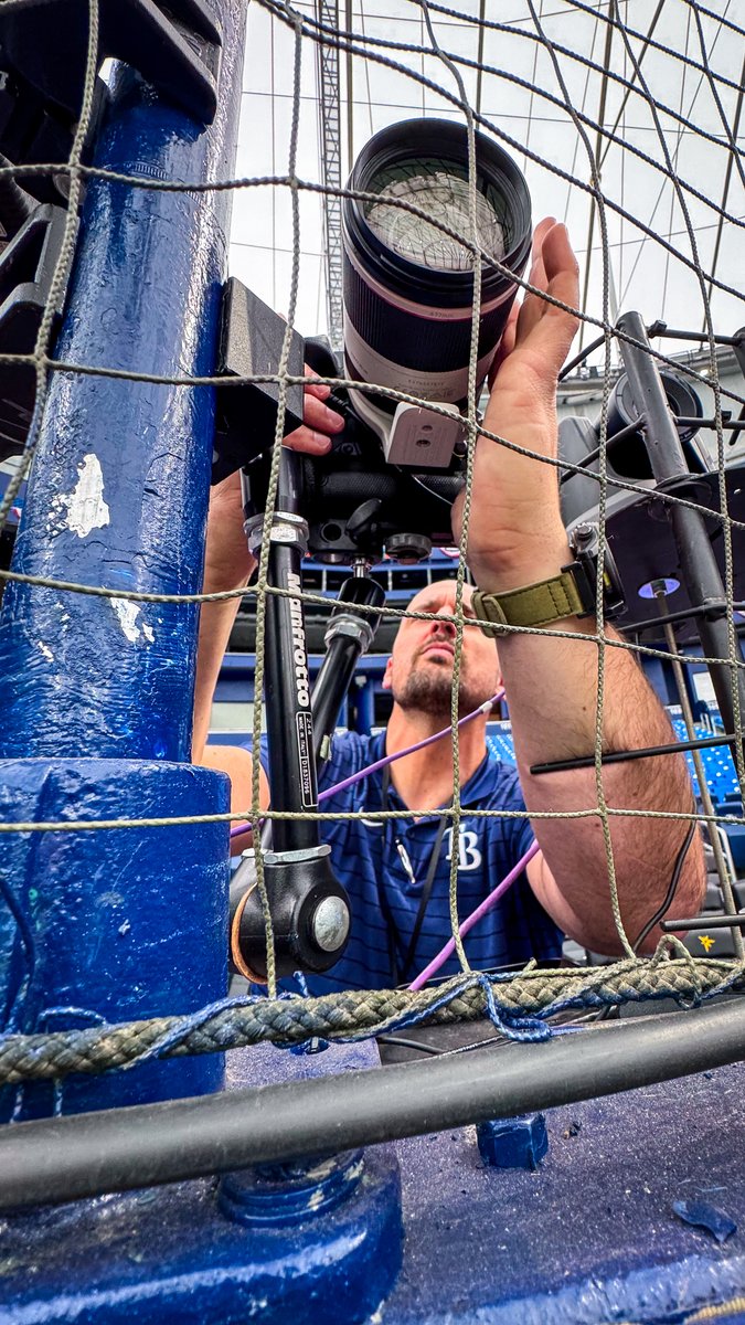 TheChadRyan's tweet photo. My buddy Will Vragovic and I set up and networked remote still cameras using a new app from Canon. I cannot wait to see what we get tonight in Game 1 of the ALDS series between the Tampa Bay Rays and that team a lot of people seem to like from somewhere up northeast. https://t.co/fCqrXFrSvr