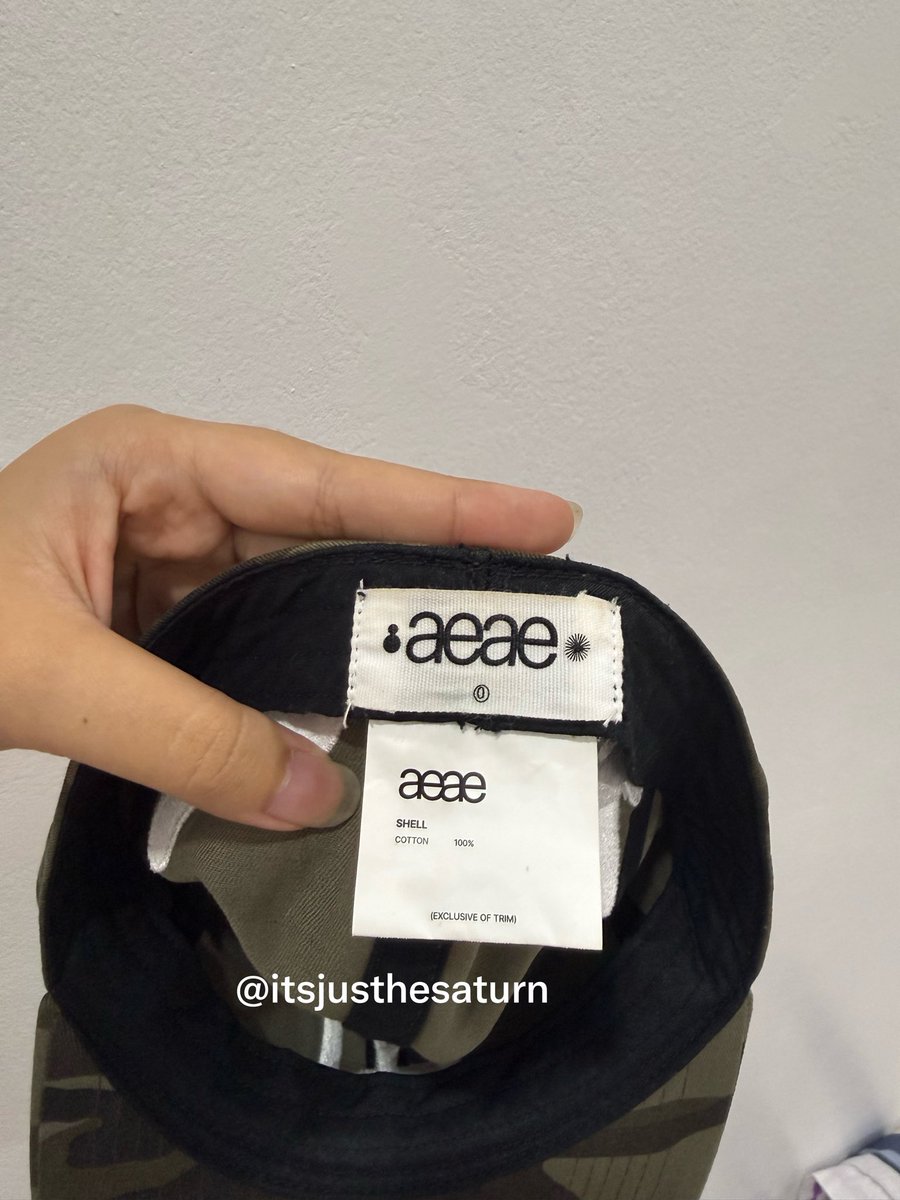 itsjusthesaturn's tweet photo. ส่งต่อ / ปล่อยต่อ หมวก aeae
>>> AE SYMBOL ANGEL WING CAP [CAMO] size 0🪽
-เคยใส่ 2 ครั้ง
-มีรอยเหลืองตรงป้ายนิดๆ
-มีถุง/ป้าย
>>> 1300 รส.
ทักมาขอดูเพิ่มเติมได้
พร้อมโอนลดได้นิดหน่อย
สนใจ dm 🪷
*ไม่รับผ่อนค่ะ

#ส่งต่อaeae #aeae #หมวกaeae #ส่งต่อหมวก #พรีออเดอร์ #พรีออเดอร์เกาหลี https://t.co/6fCAFjog4T