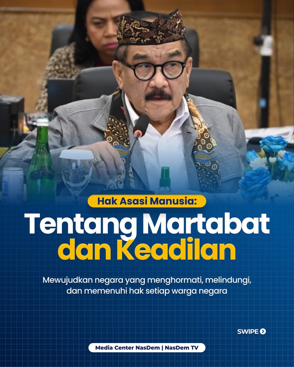 NasDem's tweet photo. Pesan ini disampaikan Anggota DPR RI Fraksi NasDem, Dr. (H.C.) Ir. M. Shadiq Pasadigoe, S.H., M.M., saat membuka kegiatan Implementasi P5HAM Provinsi Sumatra Barat di Padang.

#NasDem #ShadiqPasadigoe #P5HAM #HAM #HakAsasiManusiaw https://t.co/hKMRY9ihhH