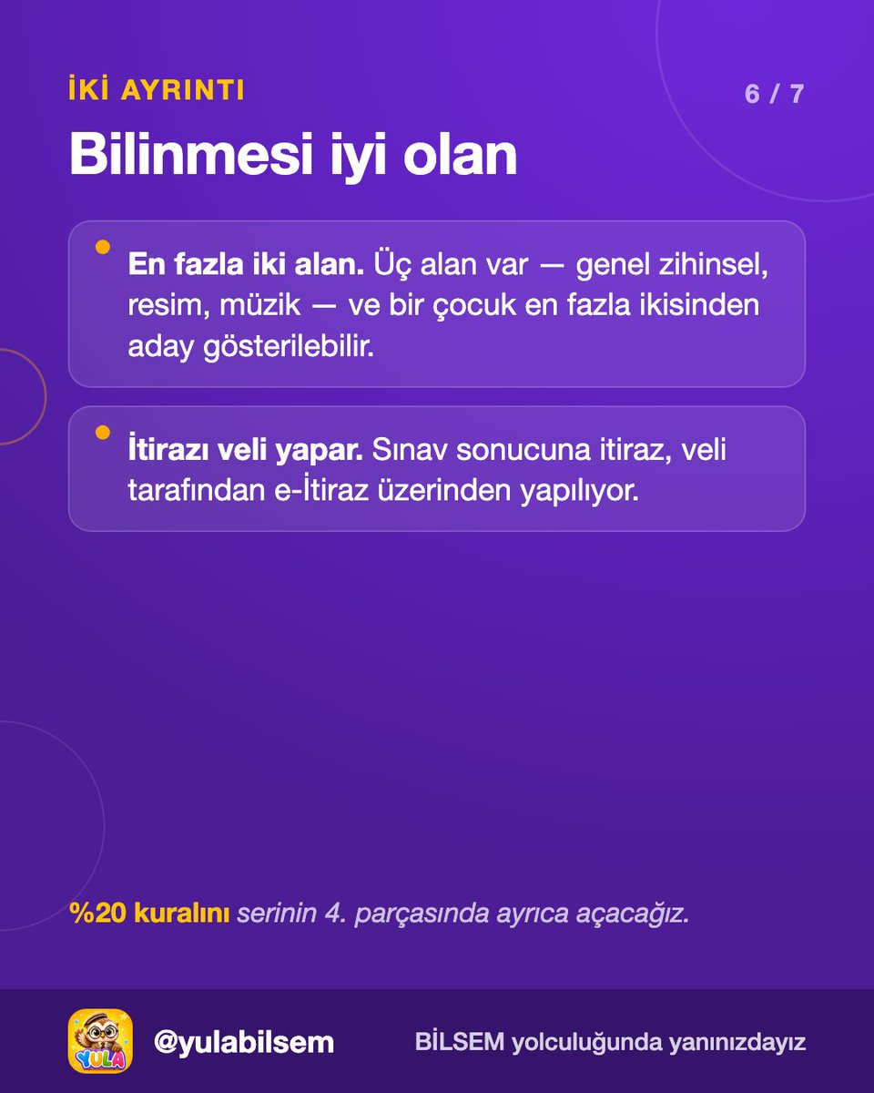 yulabilsem's tweet photo. Eğer çocuğunuz aday gösterilirse, iki iş size düşüyor. Merak ettiğiniz şeyleri ve izleyeceğiniz adımları anlattık!Bu 4 haftalık serimizin ilk parçası, kaydedin kaybetmeyin. (Bilgiler geçen yılın MEB kılavuzundandır, yenisi gelince güncellenecektir.)
#bilsem  #adaygösterme #yula https://t.co/hwjqA6wIbH