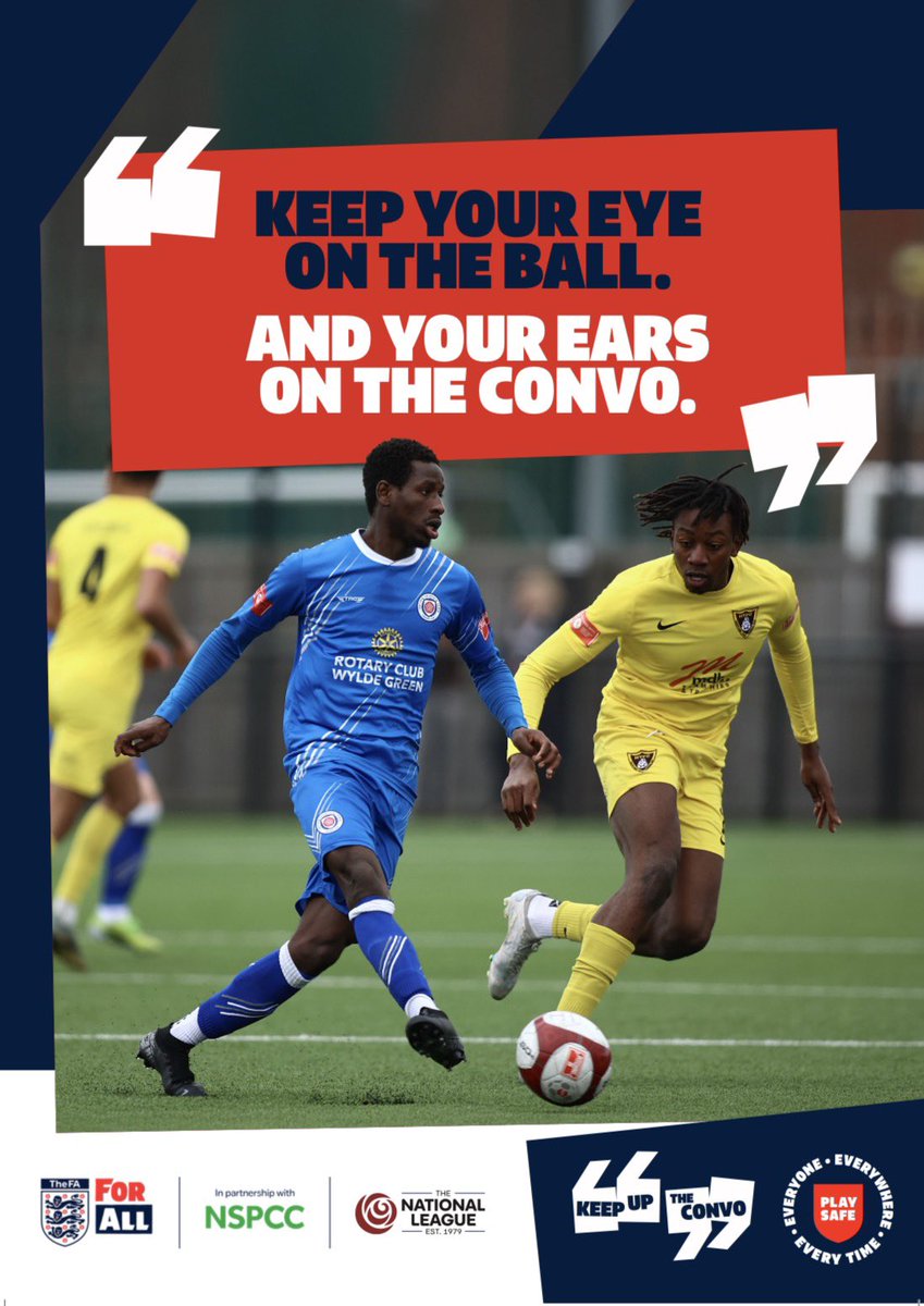 Felixseasiders's tweet photo. Football never stops talking. See how long your teams can Keep the Convo going all season Let’s keep finding the opportunities to talk to our young people and listen to what they tell us. Keep Up the Convo as part of Play Safe.

Use these handy activity cards to help you:
https://t.co/IjJGd1Nqmm