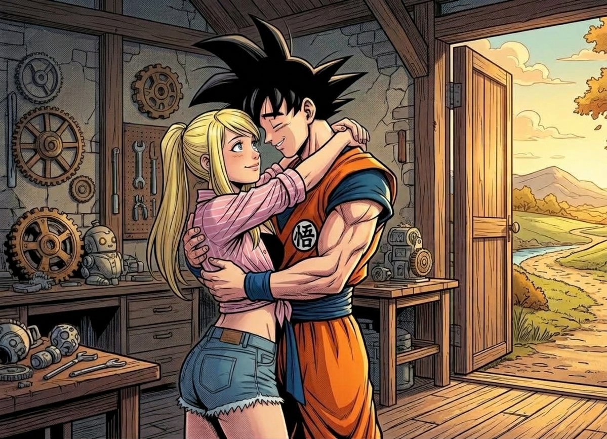 sebastiananticr's tweet photo. Goku y Winry Rockbell #WinryRockbell #Goku #FullmetalAlchemist #DragonBall #Shippeo #IA #Otaku https://t.co/gj3f5Uf0GL