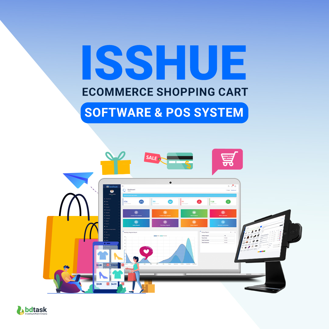 bdtask's tweet photo. 🛒 Run your #ecommerce business smarter with #ISSHUE!

From online orders to #POS, inventory, sales &amp; reporting, ISSHUE brings your essential business operations together in one powerful system.

📈 Simplify. Manage. Grow.

Learn More: https://t.co/Et3LBmvMhz https://t.co/eIAYW8050s