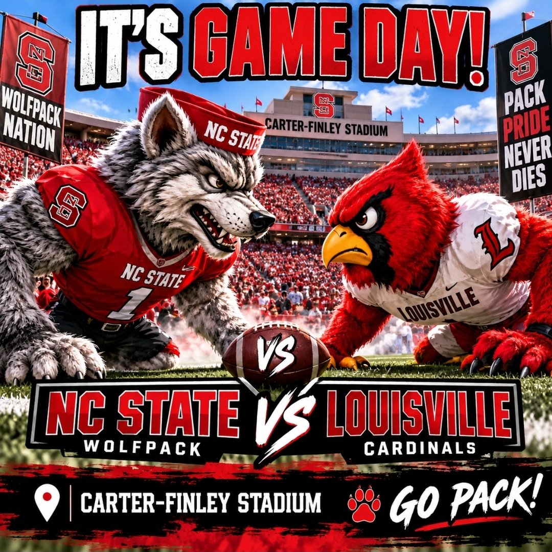 WufFinancial's tweet photo. Now this is the Law of the Jungle as old, as true as the sky; the Wolf that shall keep it prospers, the Wolf that shall break it dies. For the strength of the Pack is the Wolf, the strength of the Wolf is the Pack. WOLFPACK IN DA HOUSE!!! #ncsu #wolfpack #ncstatefootball #ncstate https://t.co/gNiMTiC507