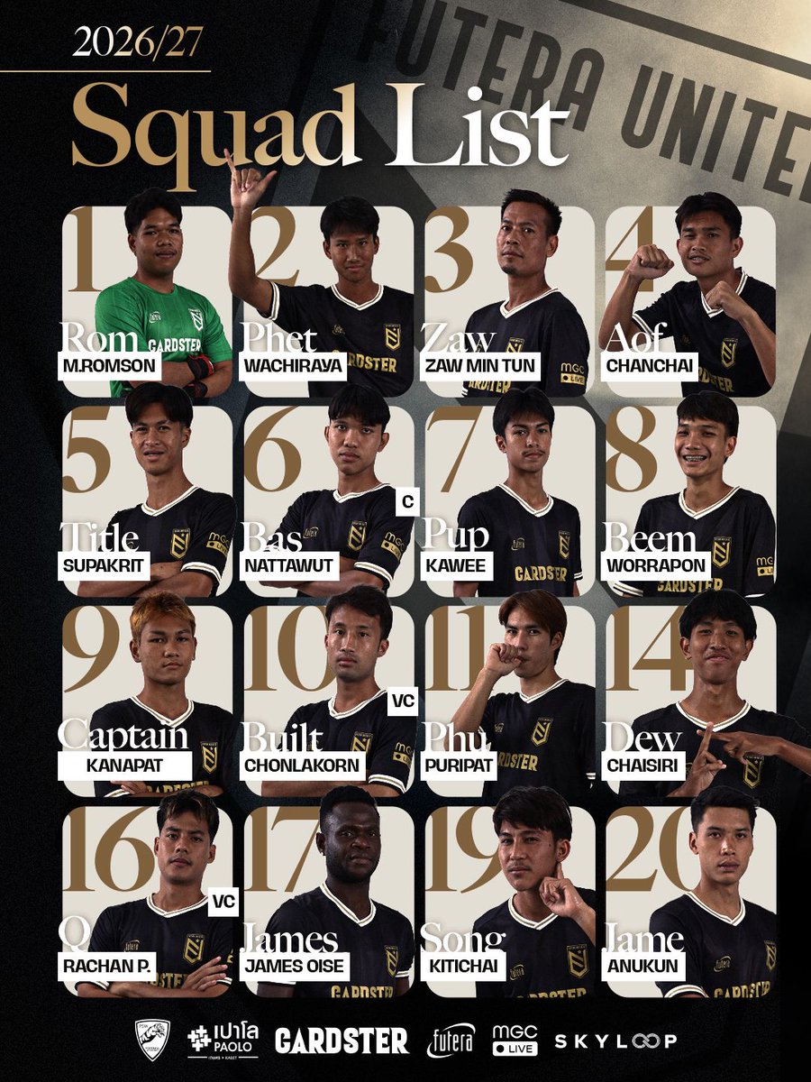 futeraunited's tweet photo. ⚫🟡 Black and Gold for the 26/27 🤝🏻

#FuteraUnited #FuteraSuSu https://t.co/CfqYbc0RfE