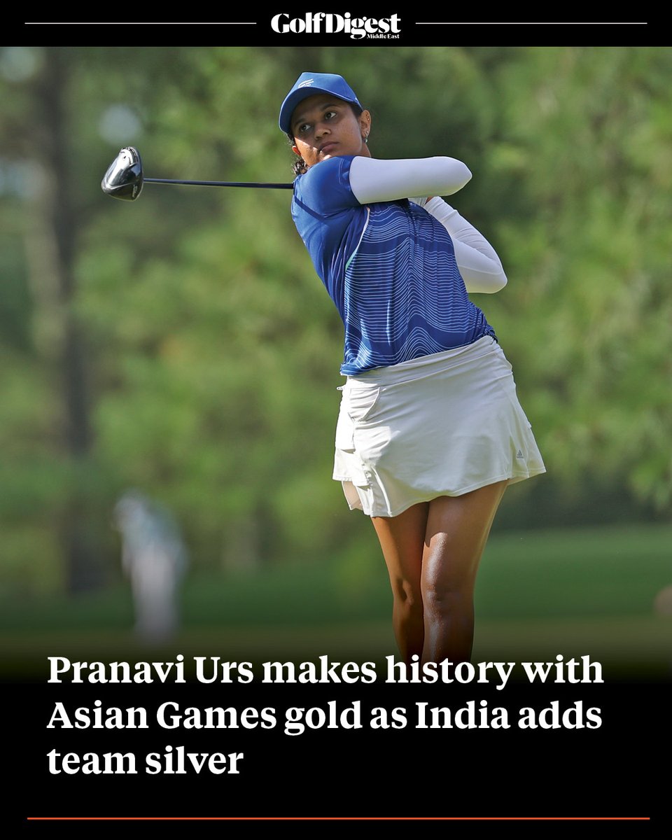 GolfDigestME's tweet photo. Full report: https://t.co/GgfpzavuXU

@AsianGames_2026 https://t.co/ca216R1uBc