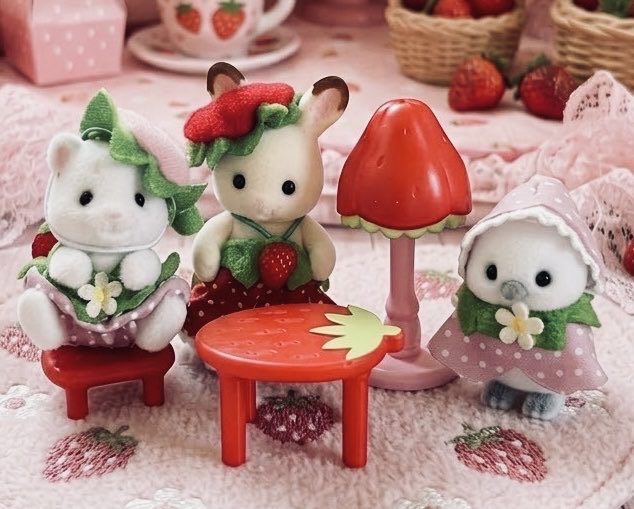 wasabi_powder's tweet photo. 来てくれてありがとう😊

#シルバニアファミリー
#赤ちゃん家具コレクション https://t.co/tIfi18bPYW