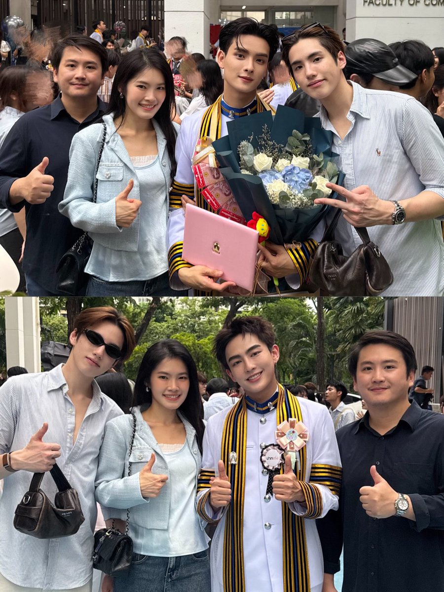 IDEAZONETIMER's tweet photo. โหวววว ภูกะพี่บัณฑิตทั้ง 2 ครับ 
หล่อกินกันไม่ลงฮะ 🤩😍 https://t.co/Ivj7VEY0AU