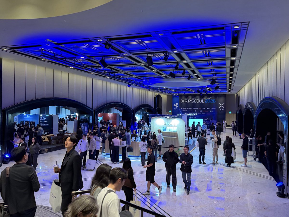 Hyu_bitcoin's tweet photo. XRP Seoulに参加させていただきました！
お客さん多過ぎてびっくり https://t.co/kam2V1UWr2