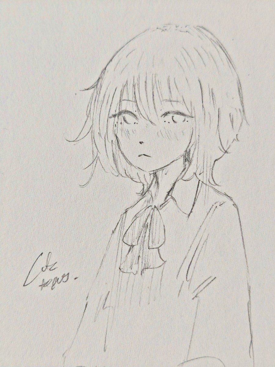 ccutetopus's tweet photo. ดีใจที่ได้เจอคุณนะ 
#ccutetopus 
#originalcharacter 
#artwork 
#sketch 
#animestyle https://t.co/HpVK1nkeWx