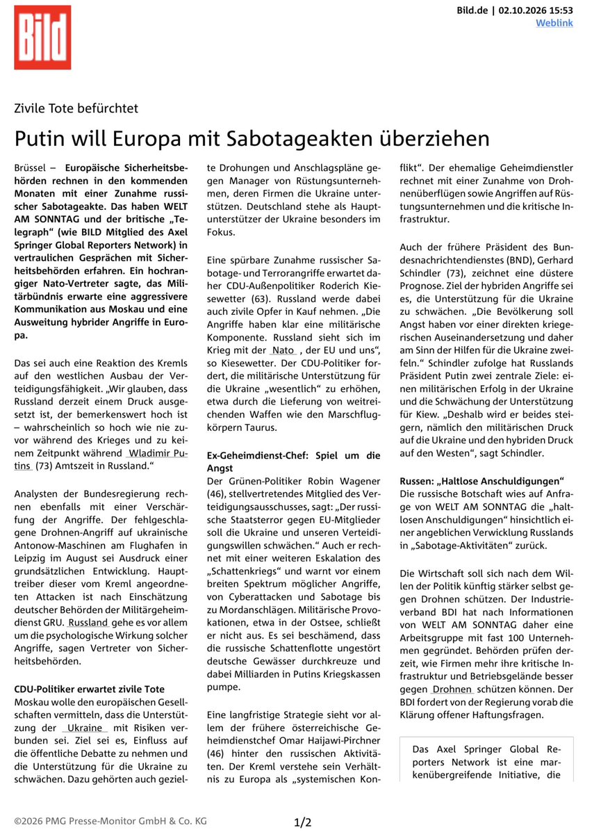 LovesoulGeorg's tweet photo. @Ella_von_T Sie sollten den Artikel hinter der Bezahlschranke lesen. Das hat Putin nie gesagt. Alles Mutmaßungen, Spekulationen und Fantasien unserer von #Friedensangst geplagten Kriegstreiber. #Probaganda ! Stichwort: NATO-Programm „Cognitive Warfare“ https://t.co/x4z8tfyspB