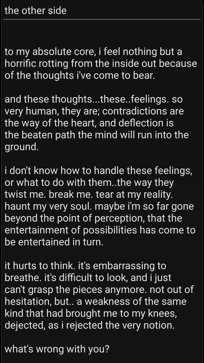 NovusTermina's tweet photo. "the other side"

a short story https://t.co/QeyNIOjR5N