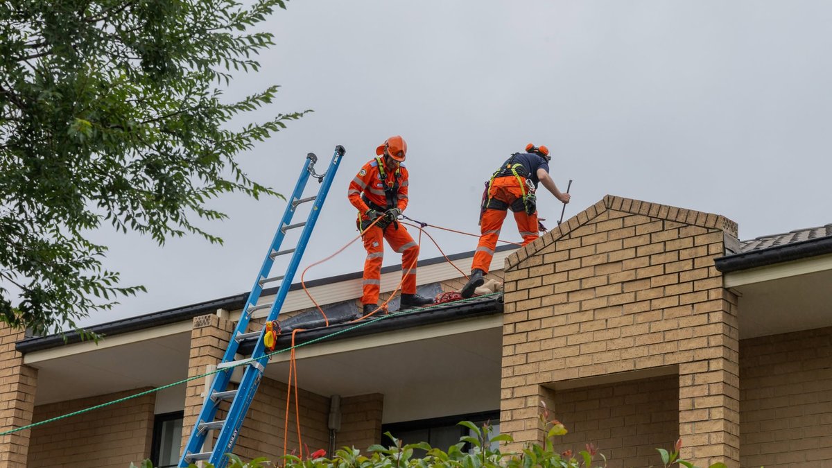 ACT_ESA's tweet photo. A huge thank you to our volunteers who have been working hard to help the Canberra community in difficult, wet conditions since yesterday afternoon.

So far more than 50 requests for assistance have been received by the ACT State Emergency Service as a result of the recent heavy rainfall. These requests have all now been completed by our volunteer units.

The requests for assistance have come from every corner of the capital, and incidents have included:
🪾 Trees and tree branches down across driveways, roads and on houses;
🏡 Garages, gardens and underground car parks being flooded;
💧 Water coming through light fittings in ceilings due to blocked gutters outside.

The wet weather has eased for now, but storms remain active in the region and still pose a potential risk this evening and across the weekend. Please remember to:
⚠️ Take it easy on the roads and drive to the conditions;
⛈️ Keep away from stormwater drains and catchments;
🚗 Move your car under cover and away from trees;
🔒 Secure or put away loose items;
🚧 Never drive, walk or ride through floodwater.

If you need support during a storm or flood, call the ACT State Emergency Service on 132 500.

For weather updates, follow the @BOM_ACT 

For warnings and incident updates visit the ESA website: https://t.co/CbaphXIGeV

📷 File photos