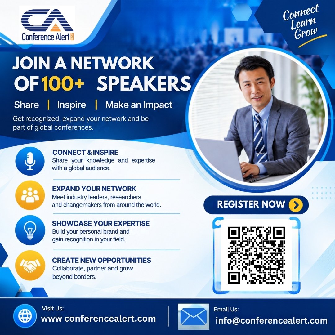 Conf_Alert_Com's tweet photo. CALL FOR CONFERENCE SPEAKERS

Whether you're a Researcher, Professor, Academic, Scientist, Industry Professional Conference Alert can help you discover opportunities to speak at relevant conference worldwide.

Register: https://t.co/CqWU2qUcrW

#ConferenceSpeaker #conferencealert https://t.co/86gFJXbUSL