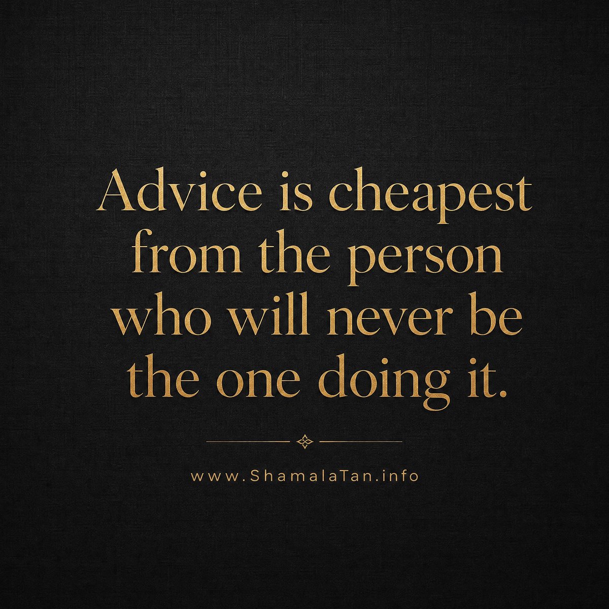 higherpsychism's tweet photo. Advice is easy when you don't have to live with the fallout, risk, grief, consequences or repair.

Listen, but don't give every confident opinion a vote in your life.

https://t.co/FVz02ExMHk https://t.co/iCLWQBQc85