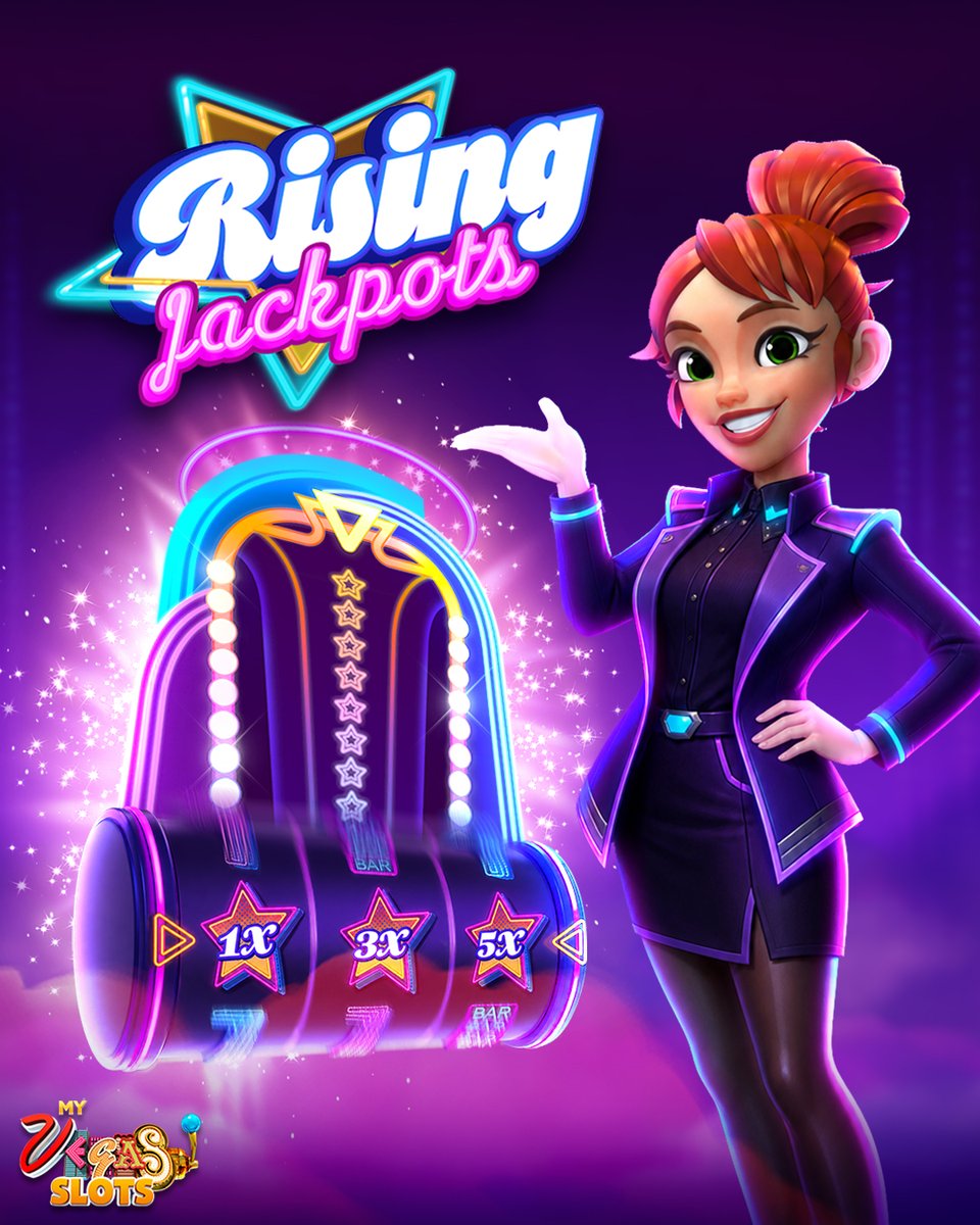 myVEGAS's tweet photo. 🎰 Fresh game, fresh chip stash: https://t.co/tJxfqT3uIG

Rising Jackpots is making its debut. Spin into the newest game and see how high the action can climb! Ready to hit the floor? https://t.co/IzhhmXhOYn