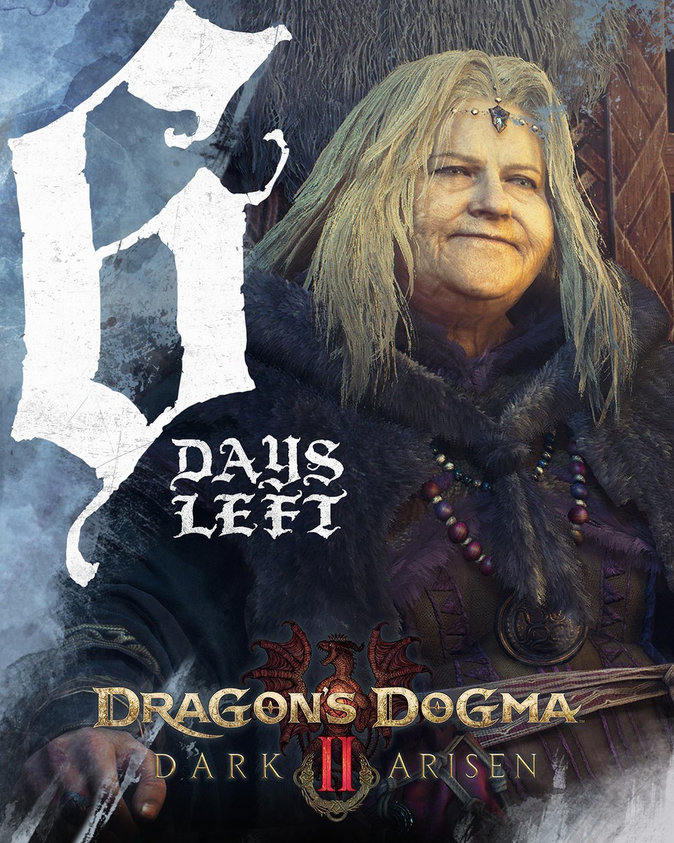 DragonsDogma's tweet photo. #DD2DA – 6 days to go until release!

Norgan harbors relics; weapons and armour imbued with hidden power. Bring these back to the Norgandian Settlement and have them appraised to uncover their true worth. If you’re lucky enough to acquire superb gear, it will be a great boon when facing fearsome bosses.

May your adventures become even more thrilling as you earn relics from your exploration and battles!