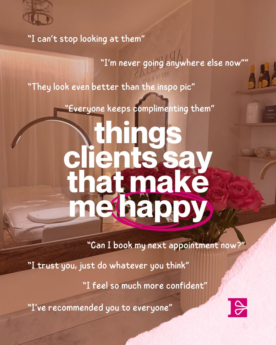 Ellisons's tweet photo. It’s the little things… that really aren’t so little to us 💗

Here are a few of our favourites… drop yours below 👇

#SalonLife #BeautyProfessionals #BeautyBusiness #SalonHumour #salonowner #salonhumour #nailtech #lashtech https://t.co/2Fydglu6Vz