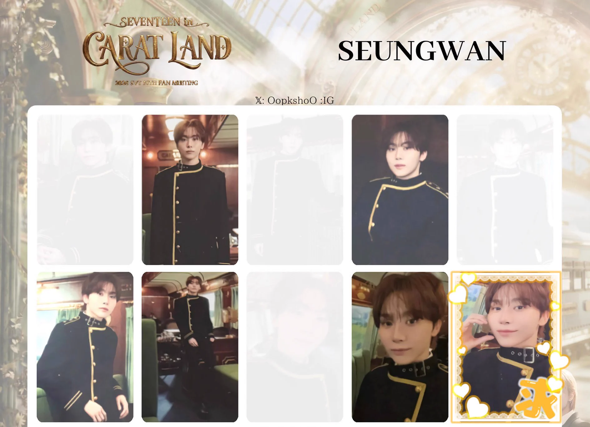 しぐ в X: „SEVENTEEN セブチ CARATLAND ケレン トレカ 交換 譲
