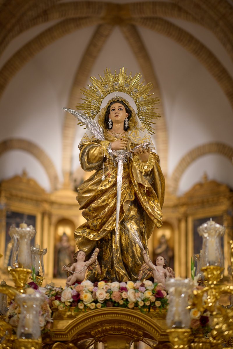 HdadSantaLucia's tweet photo. 𝑺𝑨𝑳𝑰𝑫𝑨 𝑷𝑹𝑶𝑪𝑬𝑺𝑰𝑶𝑵𝑨𝑳.

Ya se encuentra nuestra titular preparada para la procesión que tendra lugar en el día de mañana Domingo 4 de Octubre a las 11:00 Horas.

#santalucia2026 https://t.co/vItCY8bkuJ