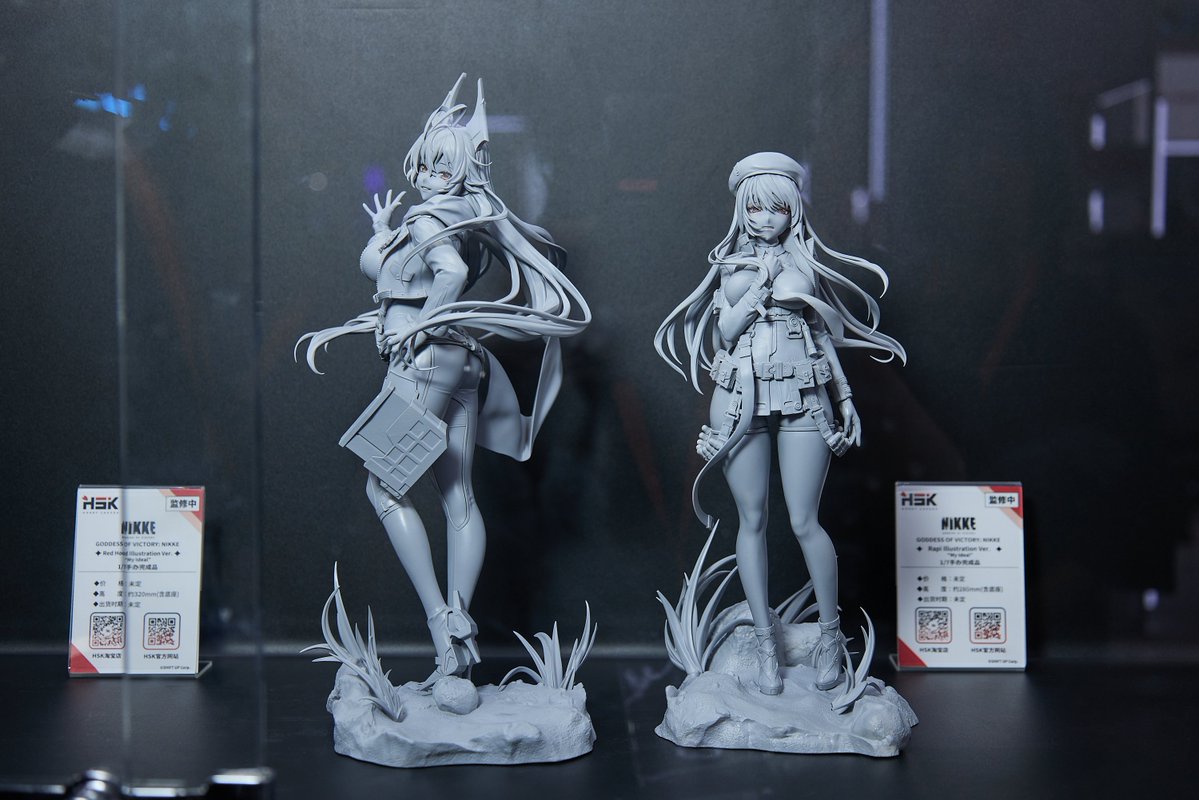 Hobbysakura's tweet photo. ✨HSK出展情報✨
Wonder Festival 2026 上海にて、
『勝利の女神：NIKKE』より

◤レッドフード イラストVer.『私の理想』◢
◤ラピ イラストVer.『私の理想』◢
1/7スケールフィギュアの原型を展示いたします！

▼会場情報▼
📍上海新国際博覧センター
 Hobby Sakuraブース【W5-A18】
📅2026年10月3日（土）〜4日（日）

お越しの際は、ぜひお立ち寄りください✨

#WF2026上海 #HobbySakura #NIKKE