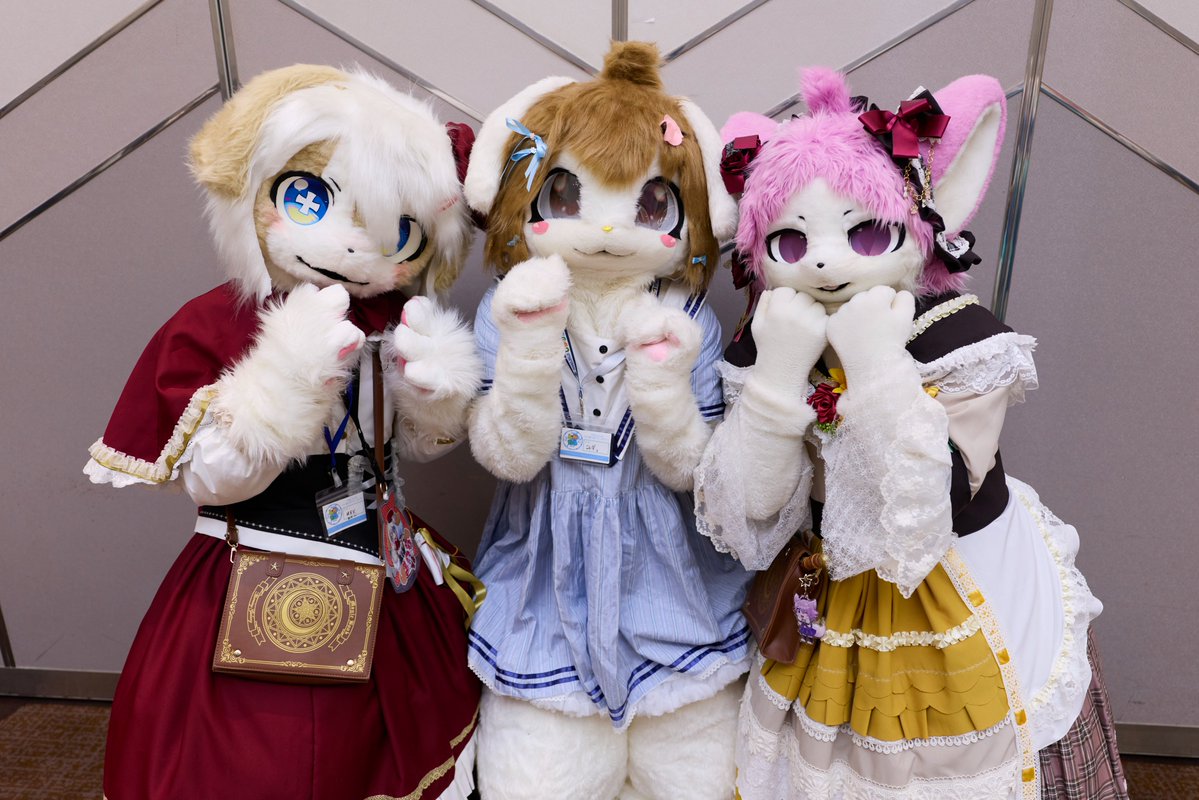 sakura_craw's tweet photo. 女子会！（？）

#しがもふEX https://t.co/z8NV8K29fG