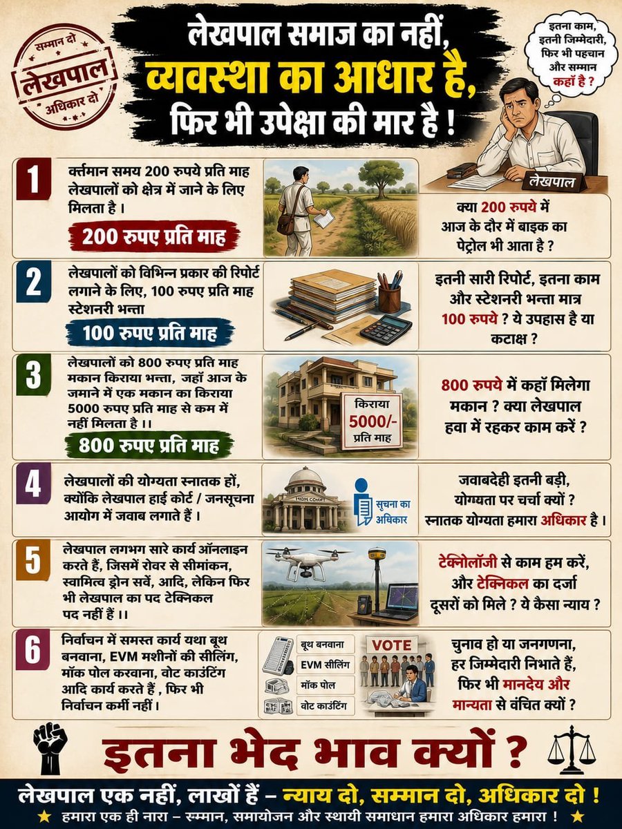 nishant_ra1's tweet photo. #लेखपाल_की_मांग #लेखपाल_की_जायज_मांगे @SarveshMishra_ @SanjayAzadSln @PMOIndia @CMOfficeUP @newspinch https://t.co/GYmPQQEqQv