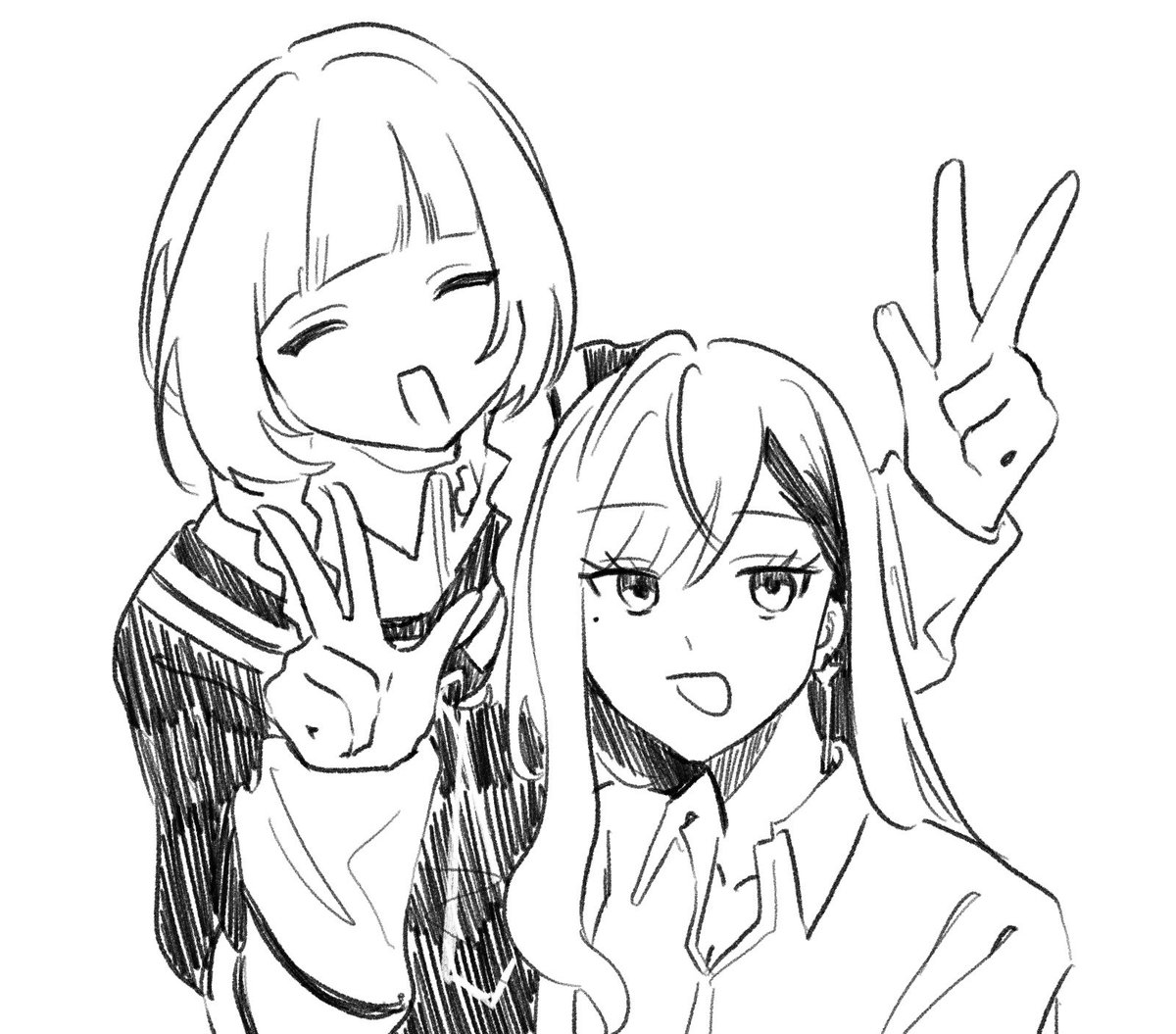 YoXkCgiS5LEFQWY's tweet photo. オタバレしたときに描いてたやつ https://t.co/xUuvThKKcq