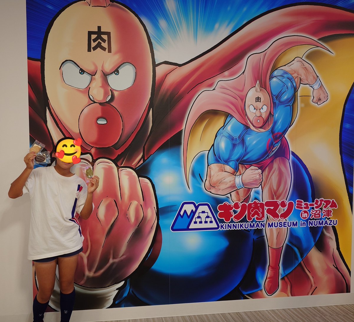 nice_nature_75's tweet photo. 沼津に来たら外せないキン肉マンミュージアム。
今日はたまたま入ったらやっていた超人体操の体験会をやっていたので、参加してきました。
超人ラガールになれるよう頑張ります。たぶん… https://t.co/AkzYyadUGj