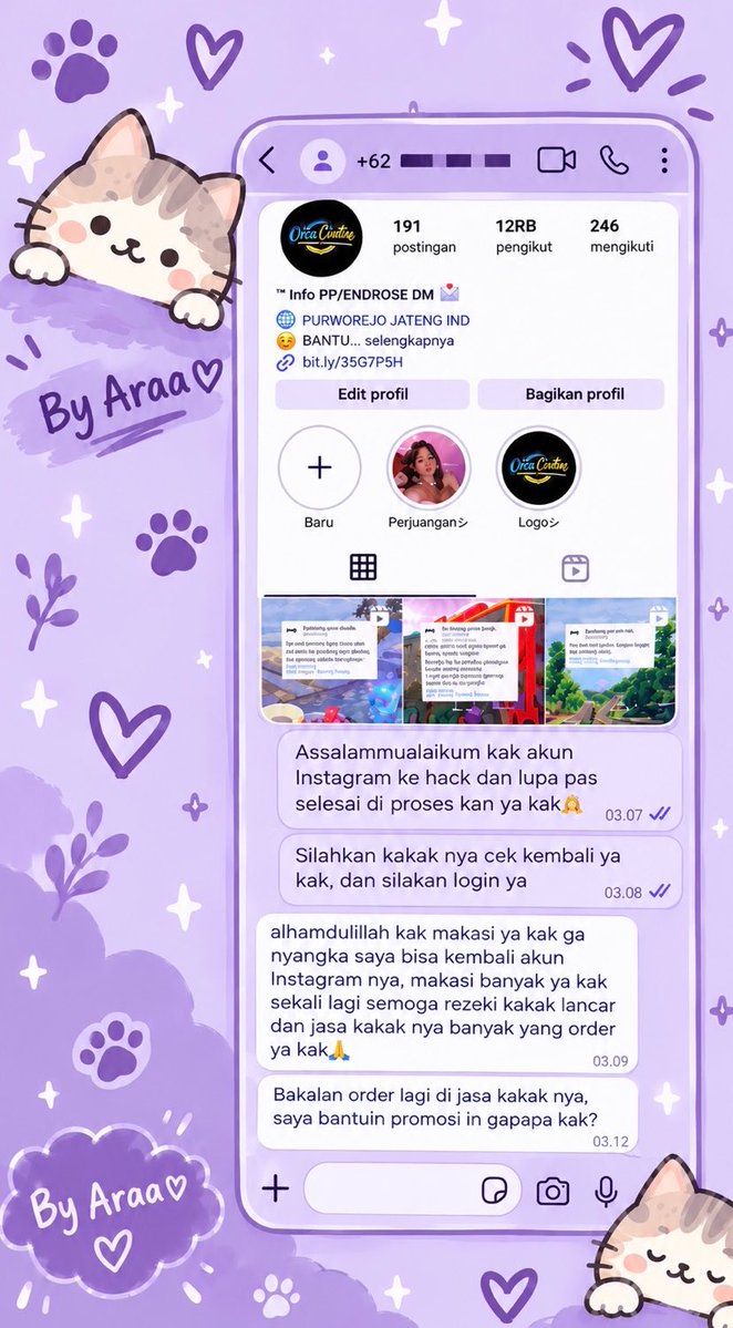 keitrhn's tweet photo. Alloo Jasa Pemulihan Akun &amp; Recovery Account and delete account 💜

Siap Melayani keluhan :
➡Pulihkan,Balikin &amp; Hapus Akun / Nonaktifkan Sosmed

( Facebook, Instagram, TikTok, WhatsApp,Twitter/X, Gmail)

Lacak Lokasi — Sadap Whatdapp — Hack Akun 

Fastrespon? Wa Di Profil Ya📲 https://t.co/ba2ArqJ4Jx