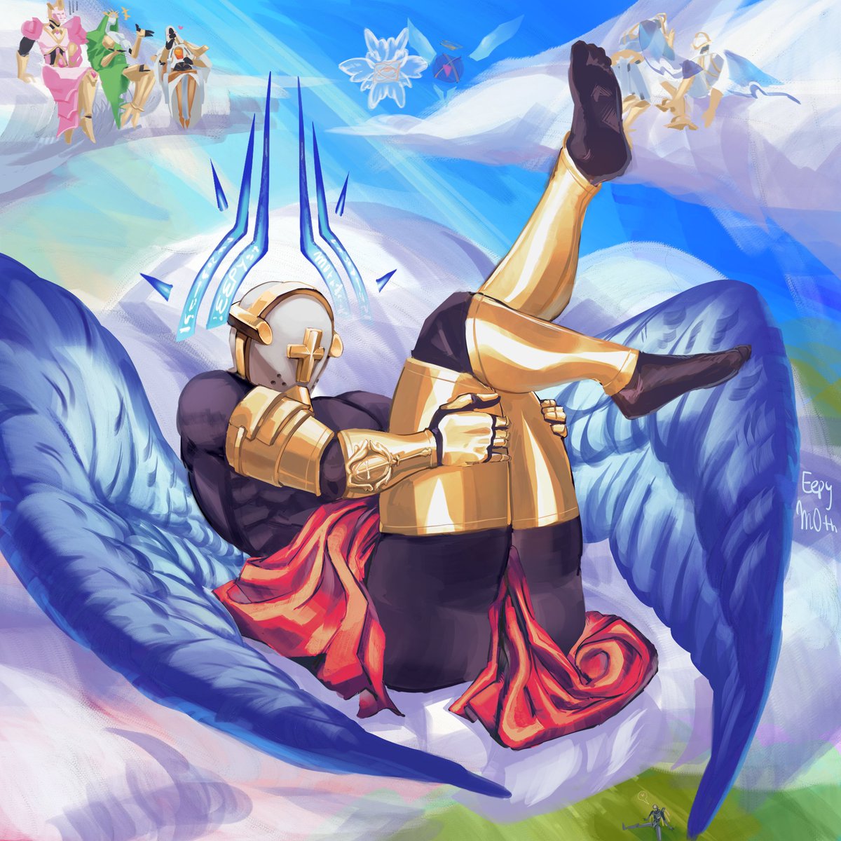 eepym0th's tweet photo. Head in the clouds 
#Gabriel #ULTRAKILL https://t.co/Tmsltl0rPd