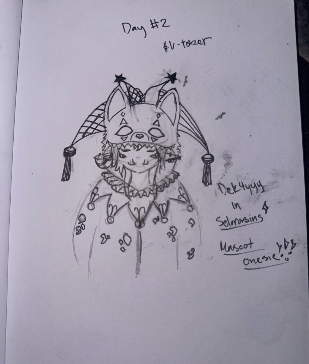 dek4yyy's tweet photo. Day 2 | Mascot Onesie!!!

We don’t have a mascot so I took the lovely mascot of @SeloraVT 
This is how I pull up to her streams :3

#vtober https://t.co/PetA2zXrBd